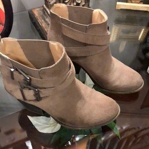 Sole Society Suede booties. GUC